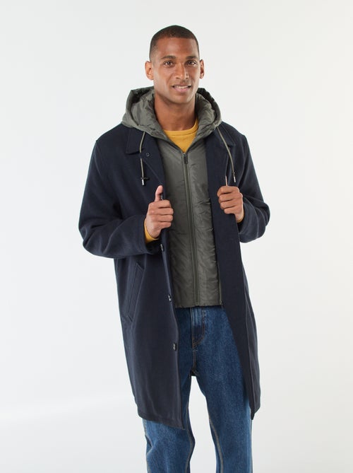 Casaco comprido quente e elegante - Kiabi