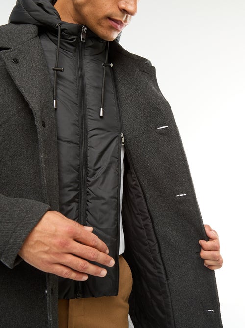 Casaco comprido quente e elegante - Kiabi