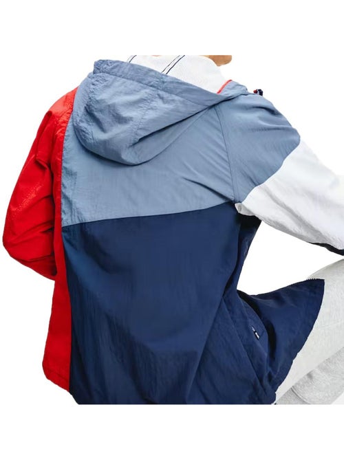 Casaco corta-vento azul de homem tommy hilfiger com fecho - Kiabi Casaco corta-vento azul de homem tommy hilfiger com fecho - Kiabi