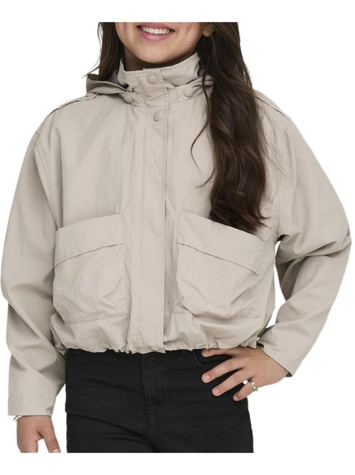 Casaco Corta-Vento Bege para Menina Kids ONLY Kogmamba - Kiabi