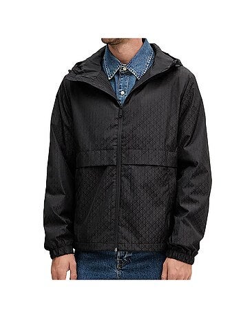 Casaco Corta-Vento Calvin Klein Jeans Preto para Homem