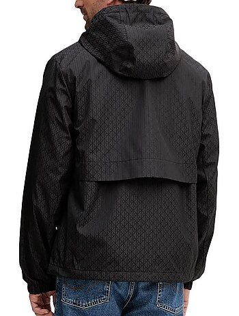 Casaco Corta-Vento Calvin Klein Jeans Preto para Homem