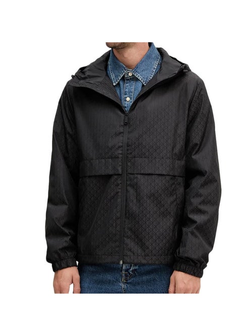 Casaco corta-vento calvin klein jeans preto para homem - Kiabi Casaco corta-vento calvin klein jeans preto para homem - Kiabi