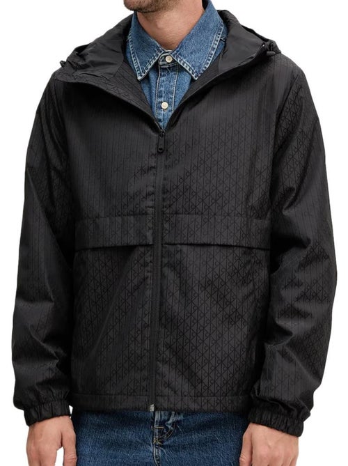 Casaco corta-vento calvin klein jeans preto para homem - Kiabi Casaco corta-vento calvin klein jeans preto para homem - Kiabi