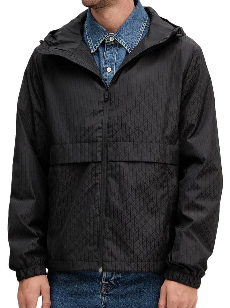 Casaco Corta-Vento Calvin Klein Jeans Preto para Homem Preto - Kiabi