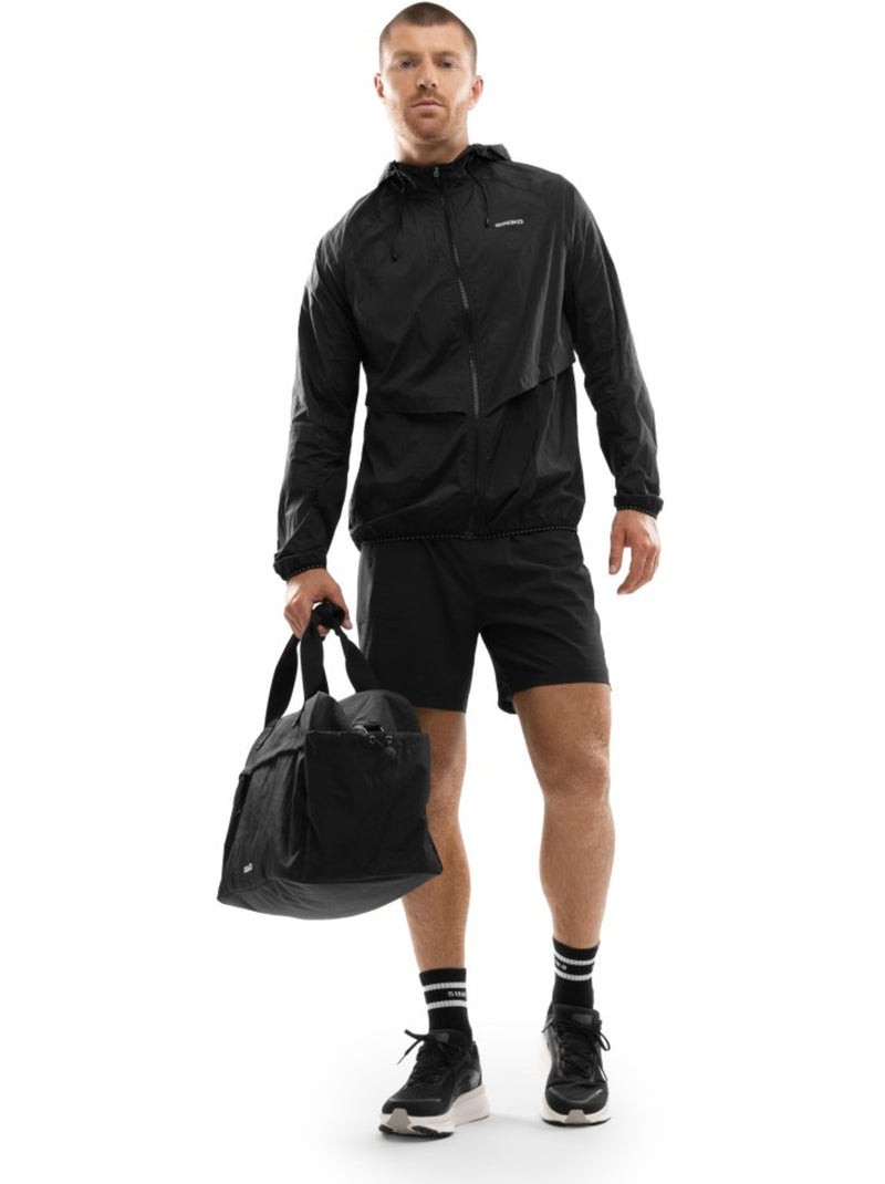 Casaco corta-vento de corrida para homem Preto - Kiabi