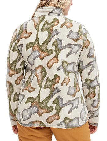 Casaco Creme/Verde O'Neill Clime para Mulher