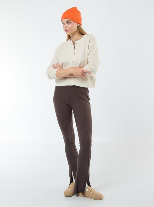 Casaco cropped em malha - Kiabi