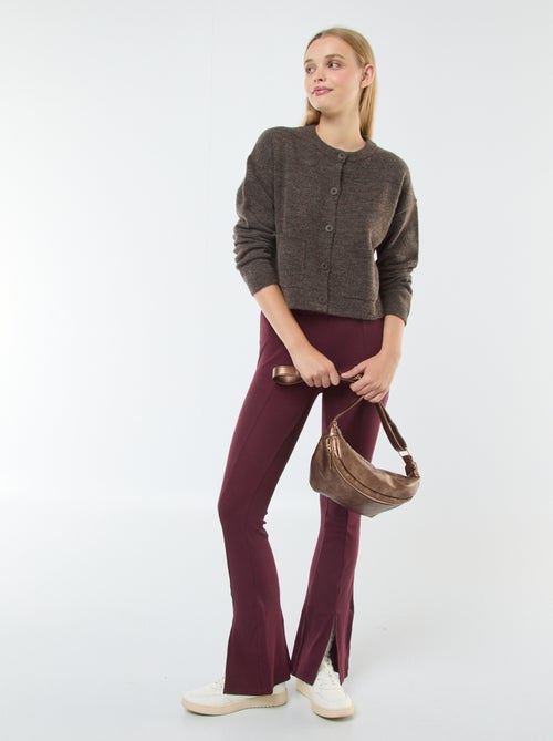 Casaco cropped em malha - Kiabi