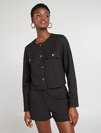 Casaco cropped 'JDY'