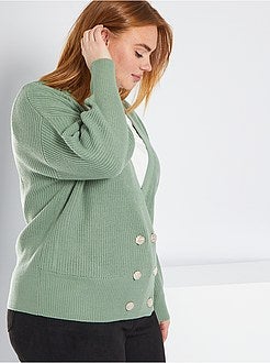 Casaco cruzado com abotoamento duplo - Kiabi