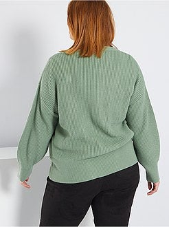 Casaco cruzado com abotoamento duplo - Kiabi