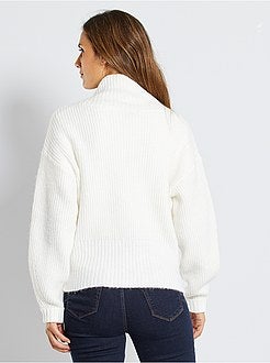 Casaco cruzado de manga comprida - Kiabi