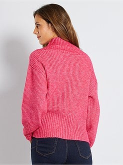 Casaco cruzado de manga comprida - Kiabi