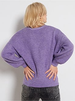 Casaco curto com forma cruzada - Kiabi