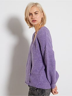 Casaco curto com forma cruzada - Kiabi