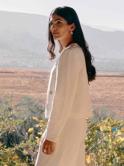 Casaco curto de cerimónia liso - Kiabi