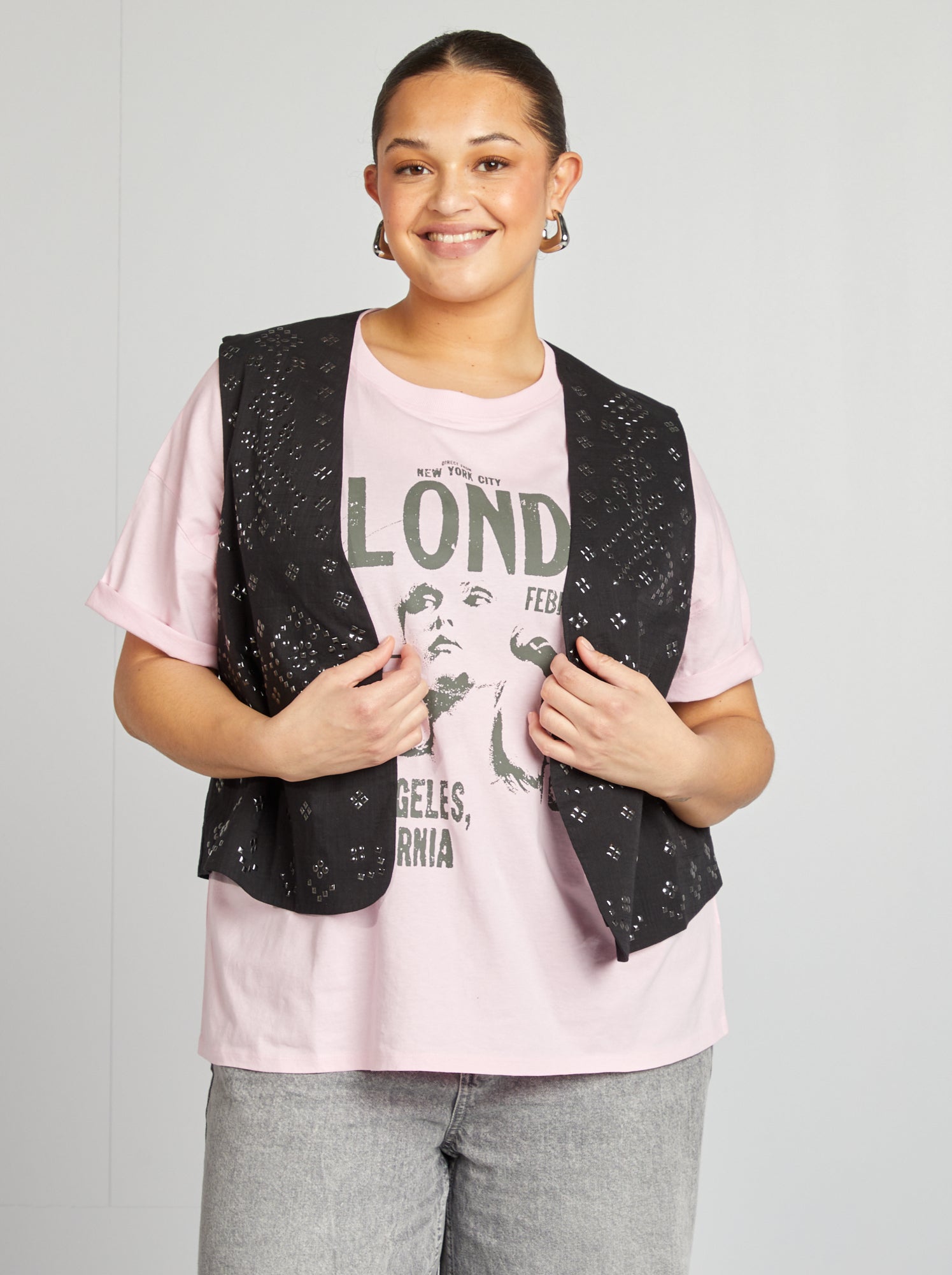 Blusa Infantil LIONJIE Com Laço Frontal - Manga Flutter Verão Rosa