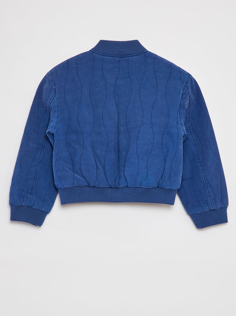 Casaco de algodão acolchoado AZUL - Kiabi