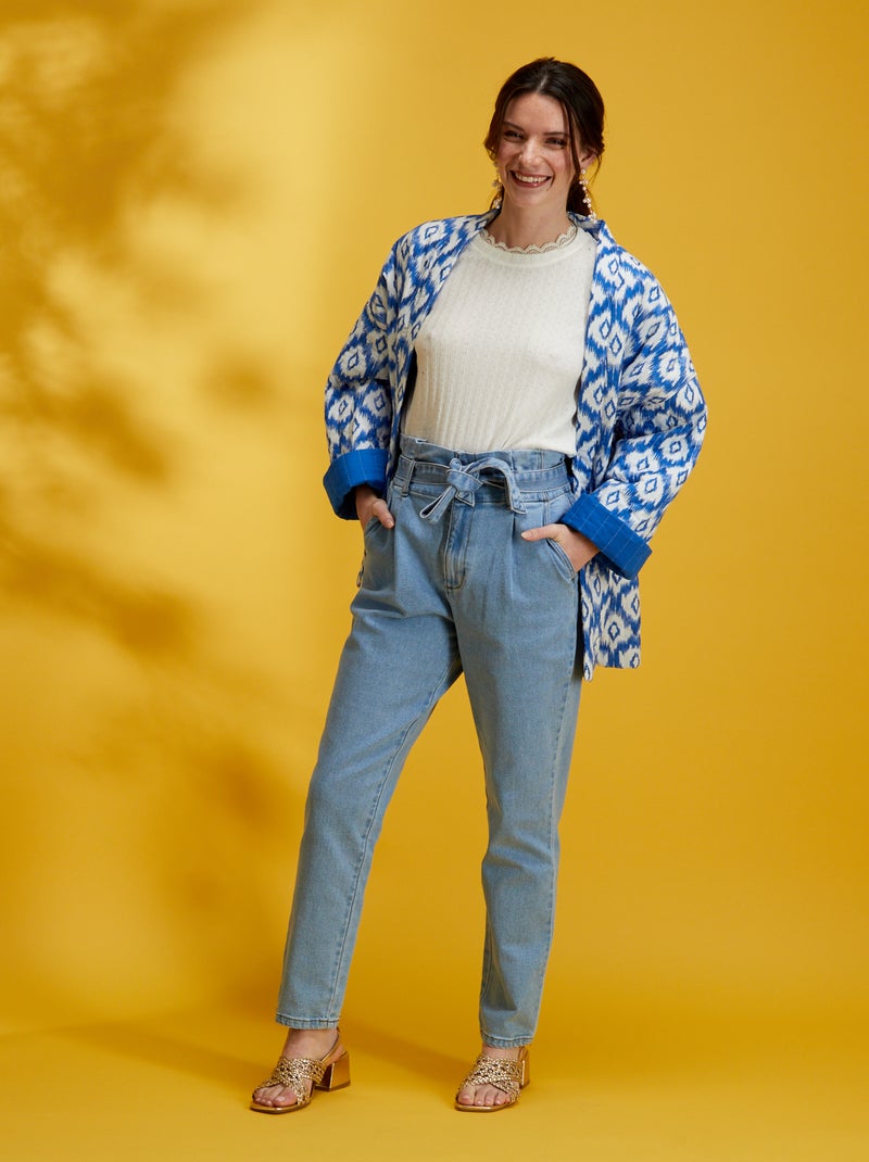 Casaco de algodão AZUL - Kiabi