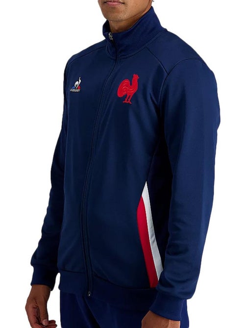 Casaco de apresentação xv de frança le coq sportif 23/24 azul marinho para homem - Kiabi