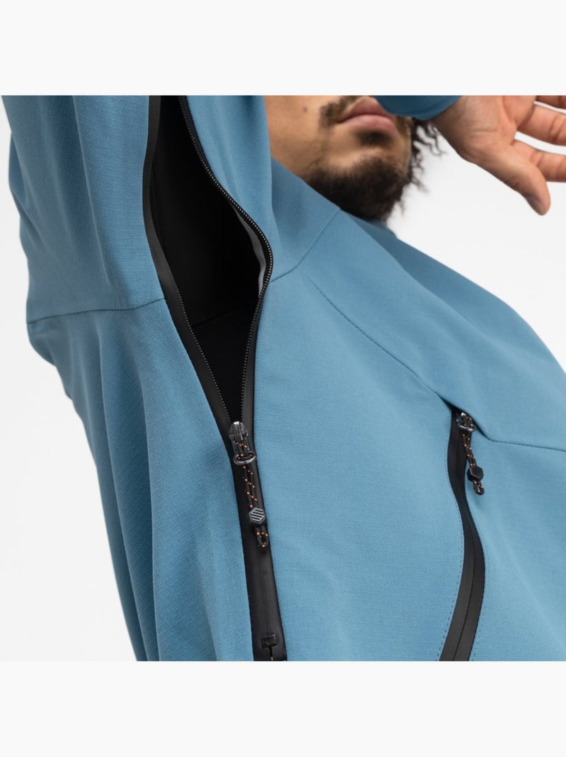 Casaco de caminhada hardshell para homem Azul - Kiabi
