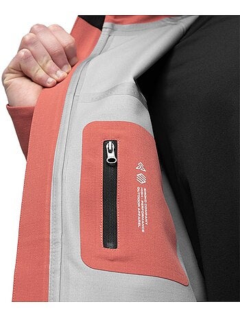 Casaco de caminhada hardshell para homem
