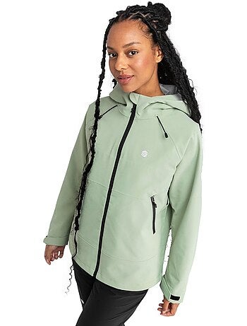 Casaco de caminhada hardshell para mulher