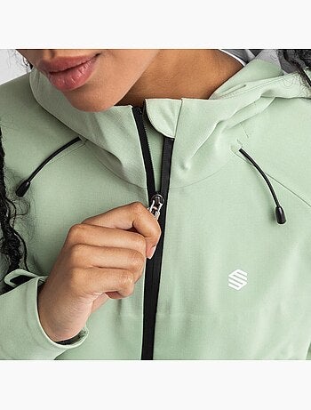 Casaco de caminhada hardshell para mulher