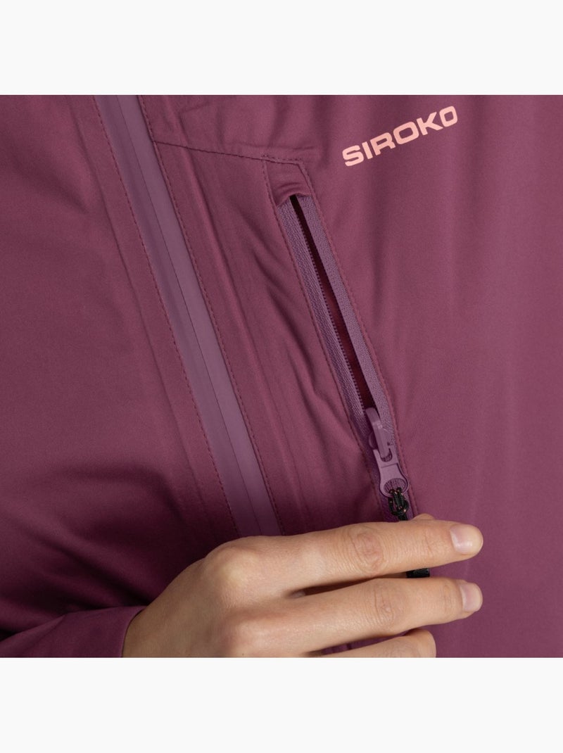 Casaco de caminhada impermeável para mulher Roxo - Kiabi