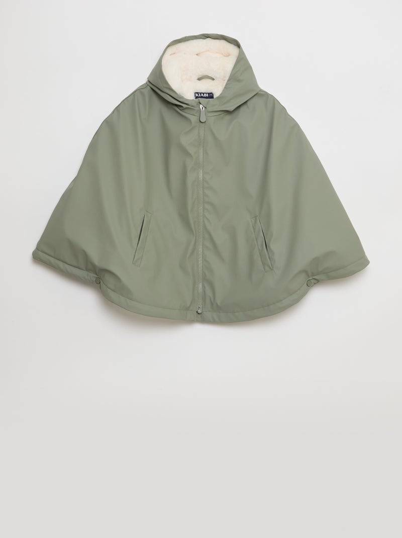 Casaco de chuva em forma de poncho - So Easy Verde - Kiabi