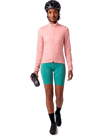Casaco de ciclismo corta-vento ultraleve mulher