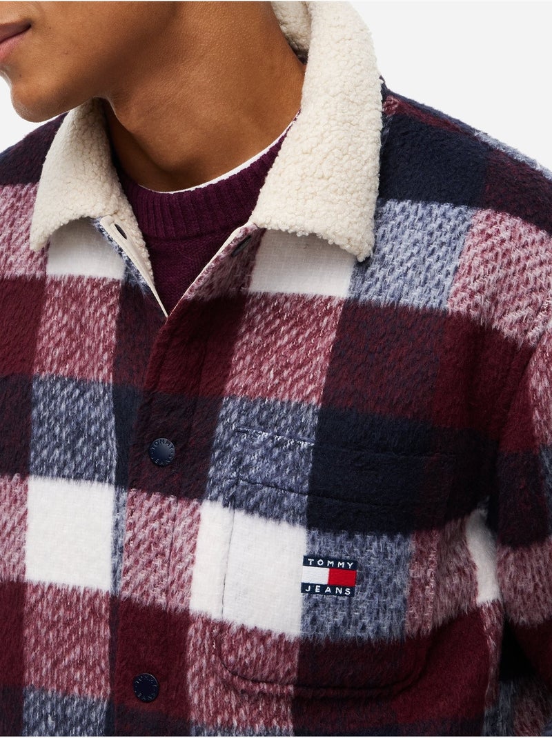 Casaco de corte reto - tommy jeans Multicolorido - Kiabi