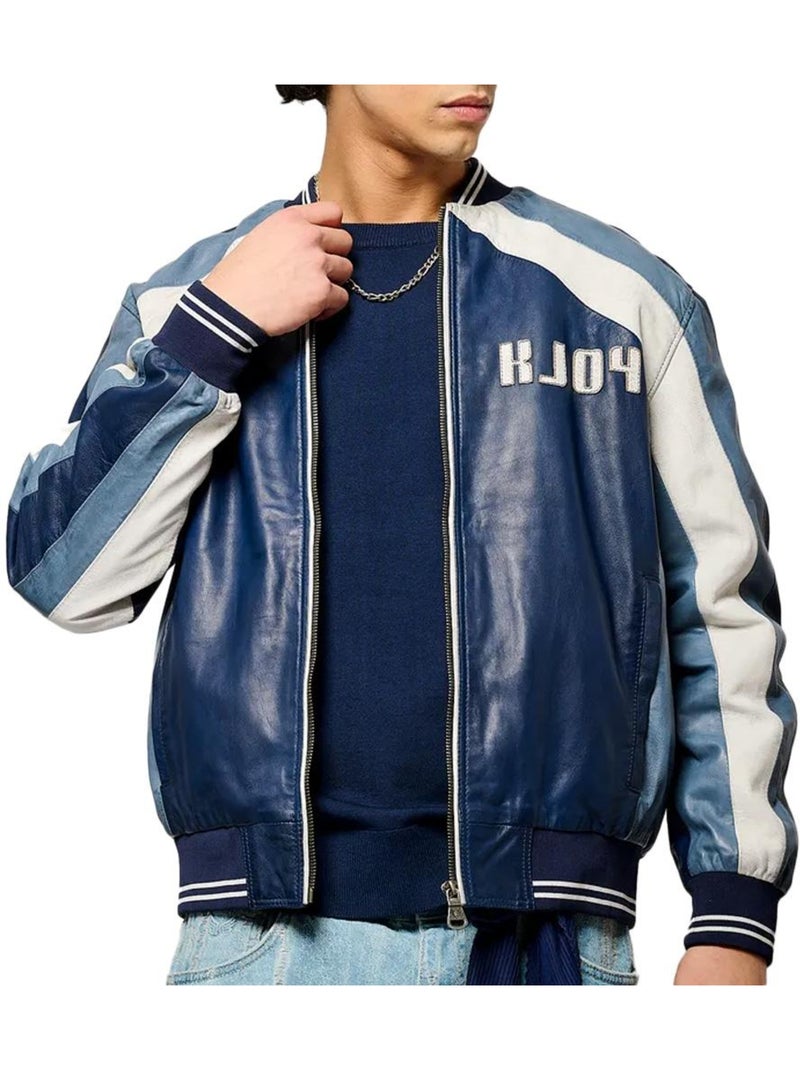 Casaco de couro azul para homem kaporal last25 Azul - Kiabi