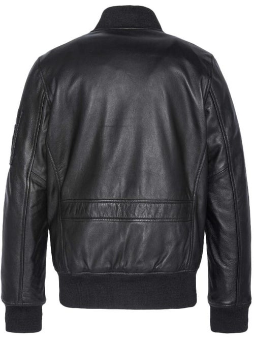 Casaco de Couro Preto para Homem Schott LCBOMB - Kiabi Casaco de Couro Preto para Homem Schott LCBOMB - Kiabi