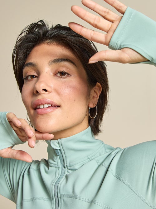 Casaco de desporto com fecho - (ekstract) - Kiabi