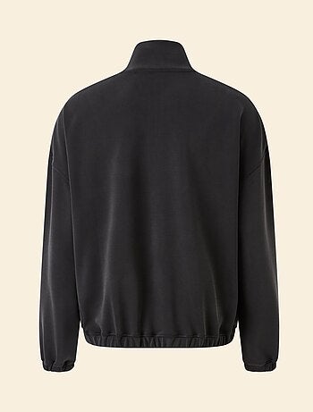 Casaco de desporto gola alta com fecho - (ekstract)