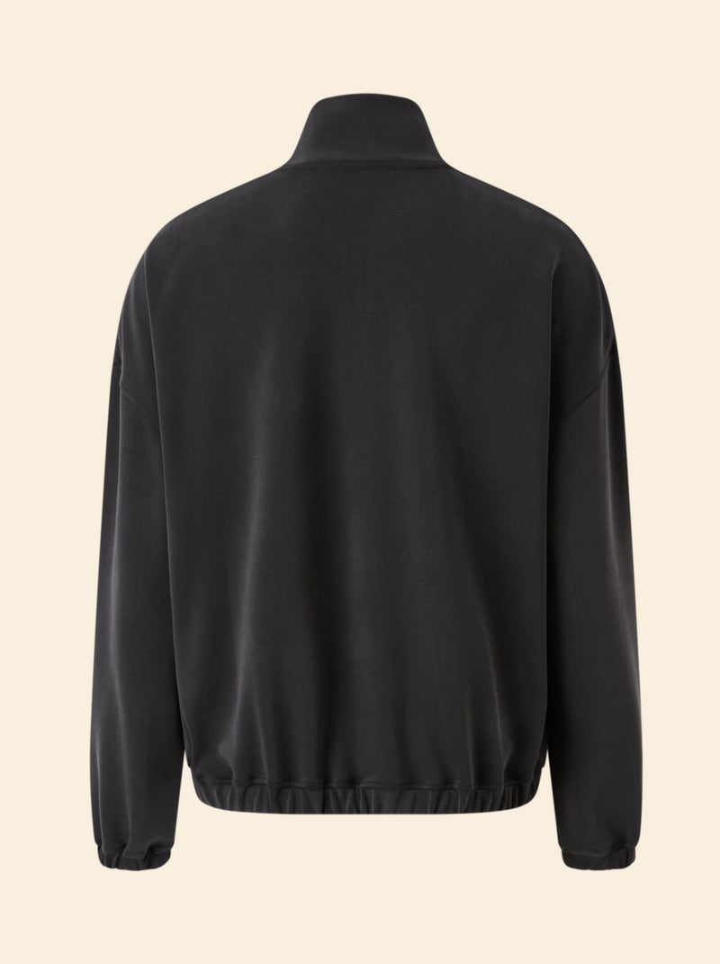 Casaco de desporto gola alta com fecho - (ekstract) Preto - Kiabi