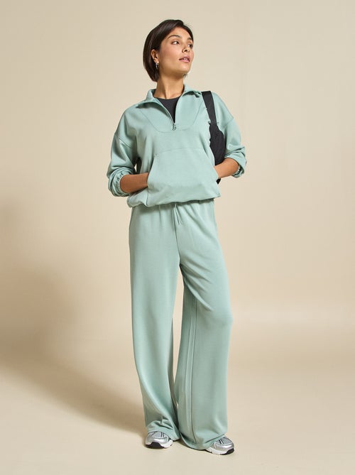 Casaco de desporto gola alta com fecho - (ekstract) - Kiabi