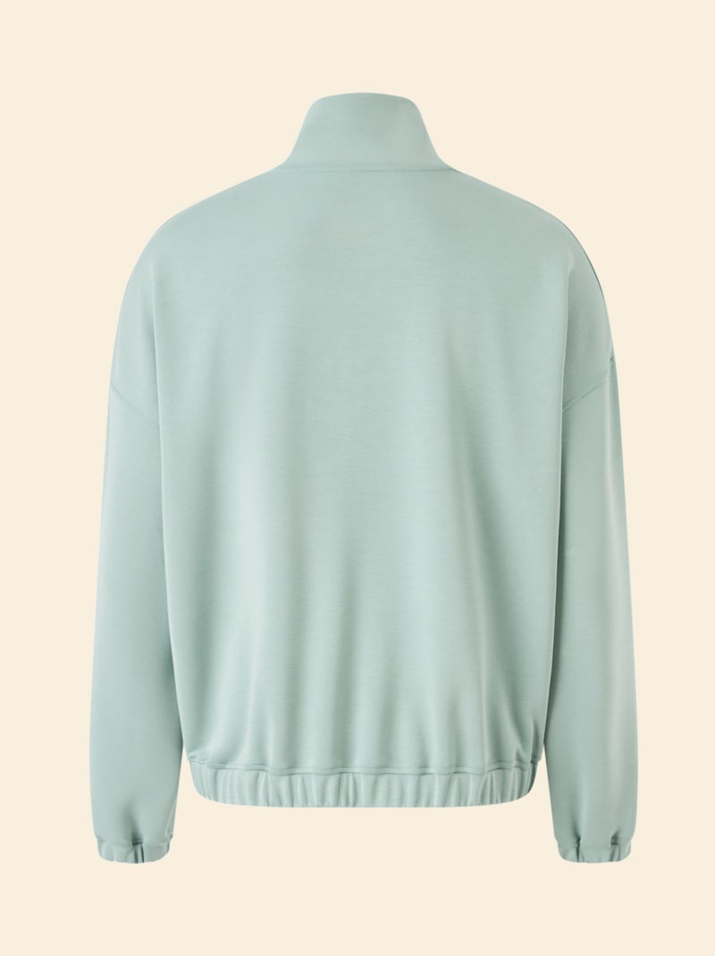 Casaco de desporto gola alta com fecho - (ekstract) Verde - Kiabi