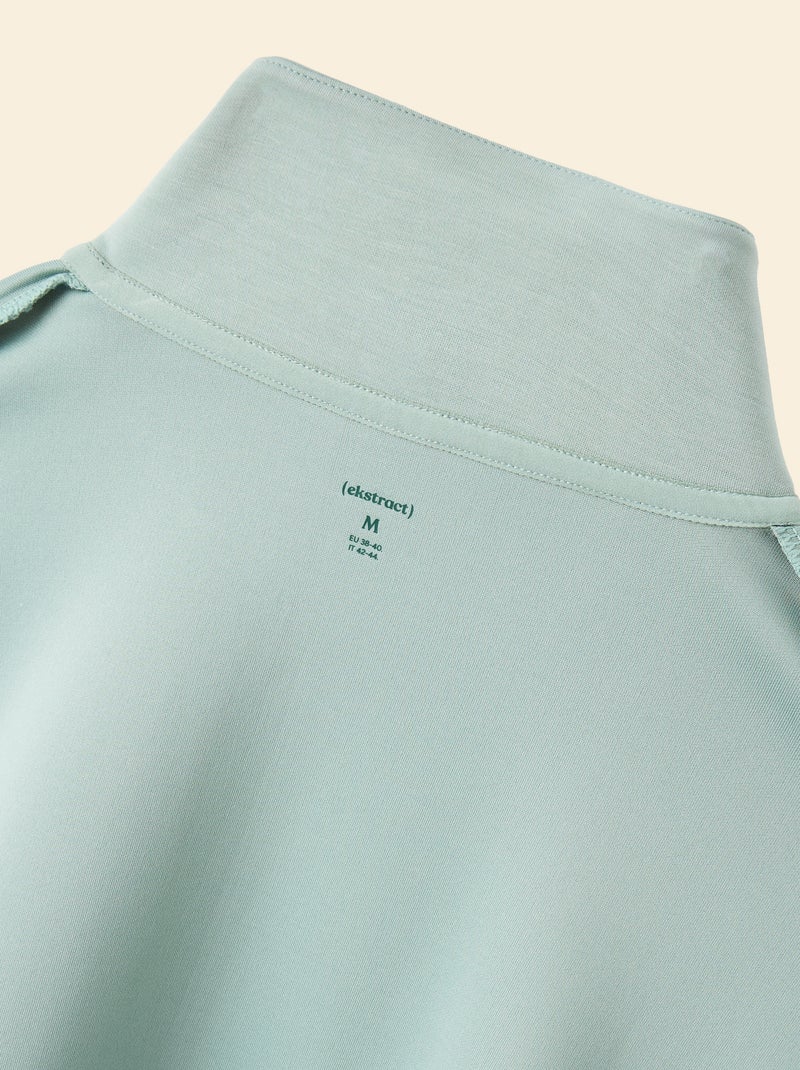 Casaco de desporto gola alta com fecho - (ekstract) Verde - Kiabi