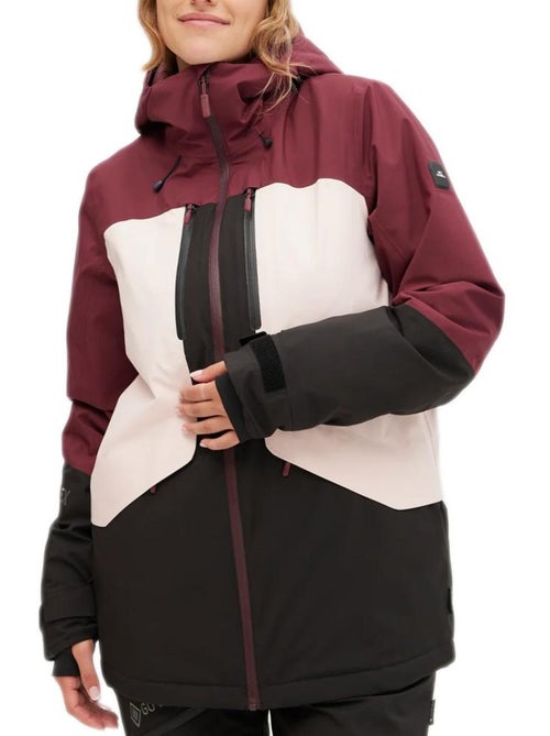 Casaco de Esqui Bordeaux O'Neill GTX para Mulher - Kiabi Casaco de Esqui Bordeaux O'Neill GTX para Mulher - Kiabi
