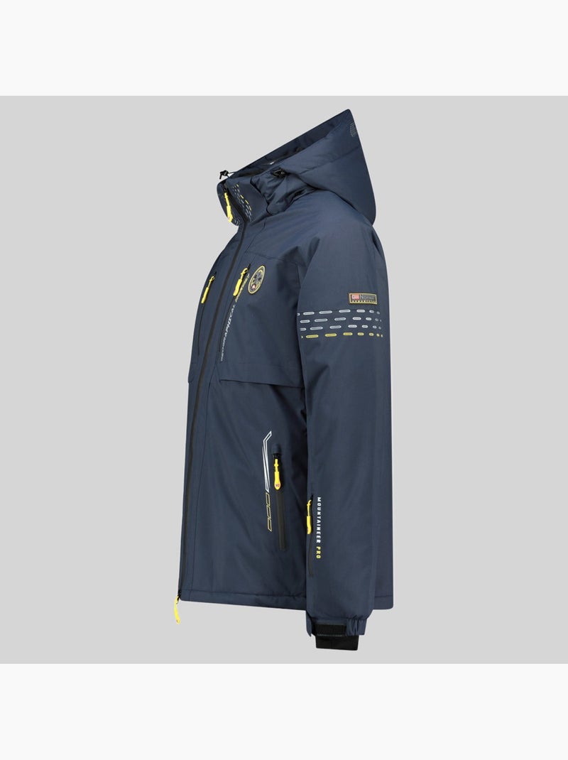 Casaco de esqui com capuz waldo – geographical norway Azul-marinho - Kiabi