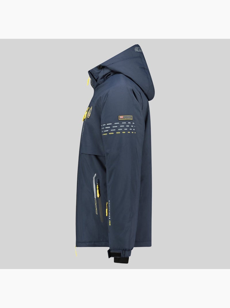 Casaco de esqui com capuz waldo – geographical norway Azul-marinho - Kiabi