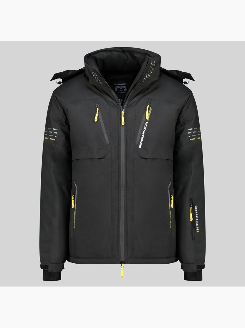 Casaco de esqui com capuz waldo – geographical norway Preto - Kiabi
