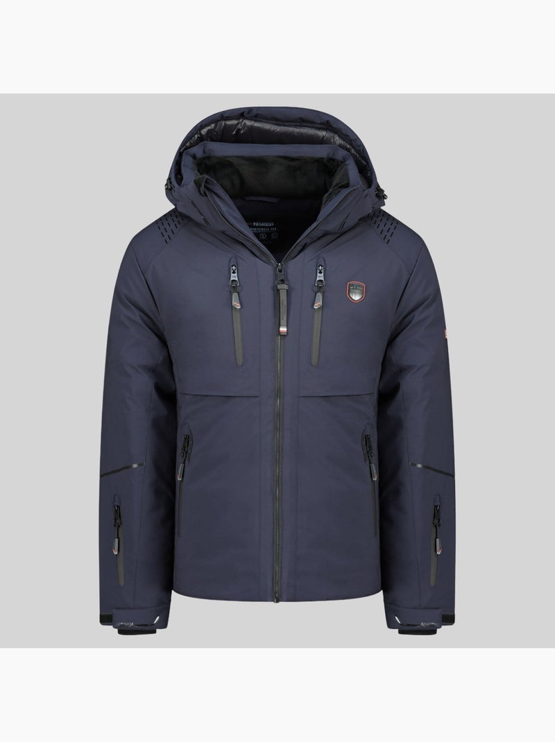 Casaco de esqui com capuz waouh – geographical norway Azul-marinho - Kiabi