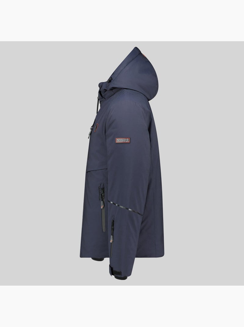 Casaco de esqui com capuz waouh – geographical norway Azul-marinho - Kiabi