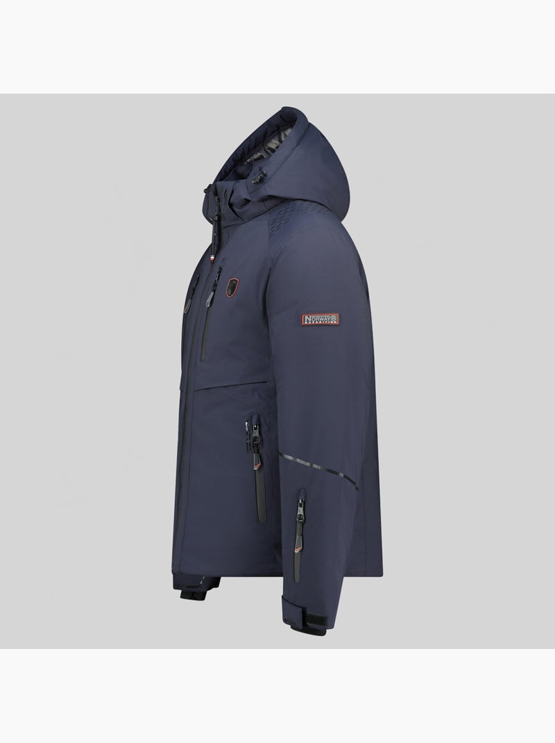 Casaco de esqui com capuz waouh – geographical norway Azul-marinho - Kiabi