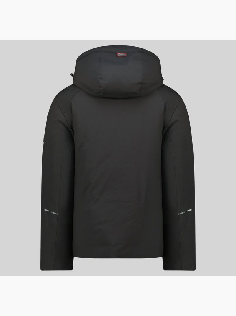 Casaco de esqui com capuz waouh – geographical norway Preto - Kiabi