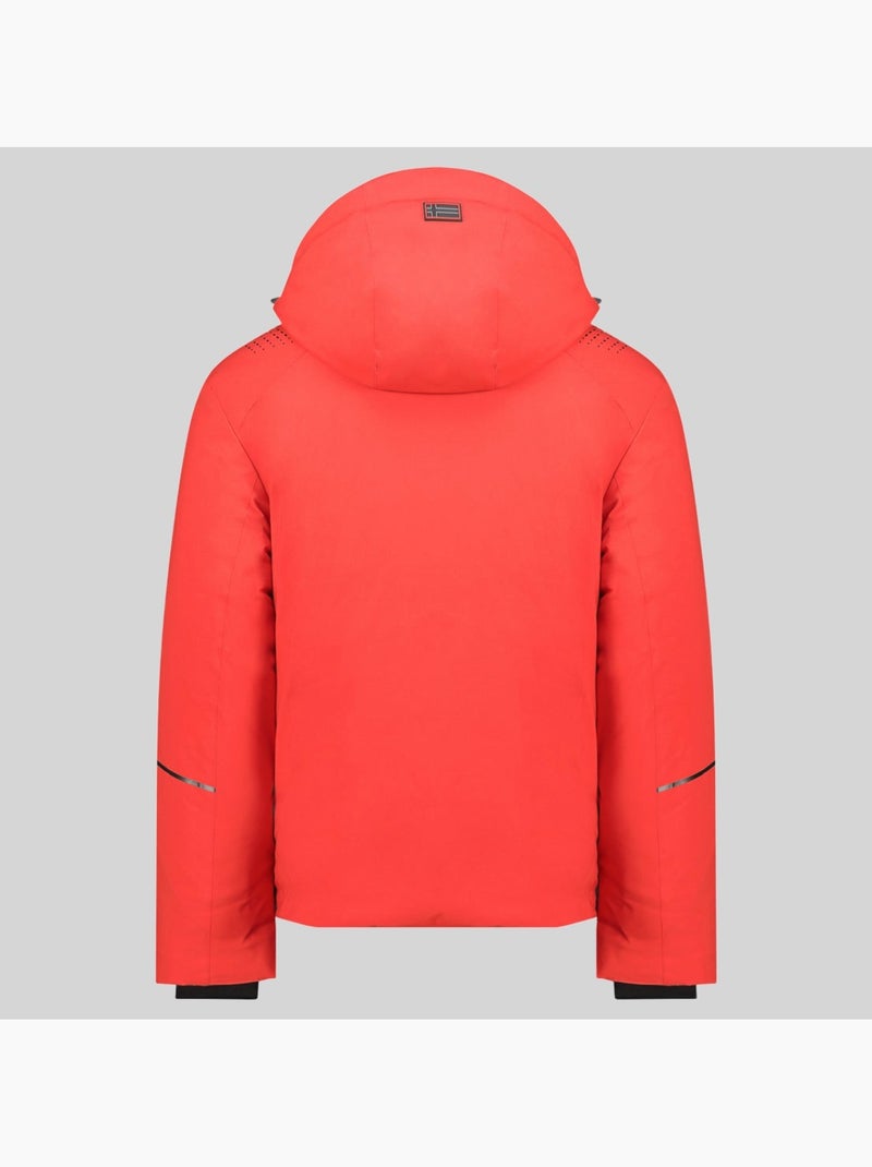 Casaco de esqui com capuz waouh – geographical norway Vermelho - Kiabi
